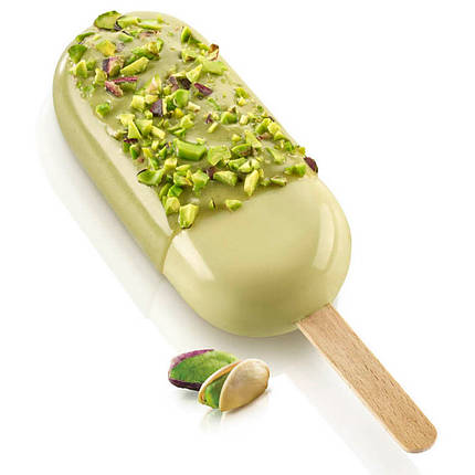 Набір форм для морозива з підносом GEL 75 мл Silikomart (GEL14 3D), фото 1