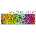 Термопленка голографическая POLI-FLEX IMAGE starflex rainbow 496 (голографический радужный)