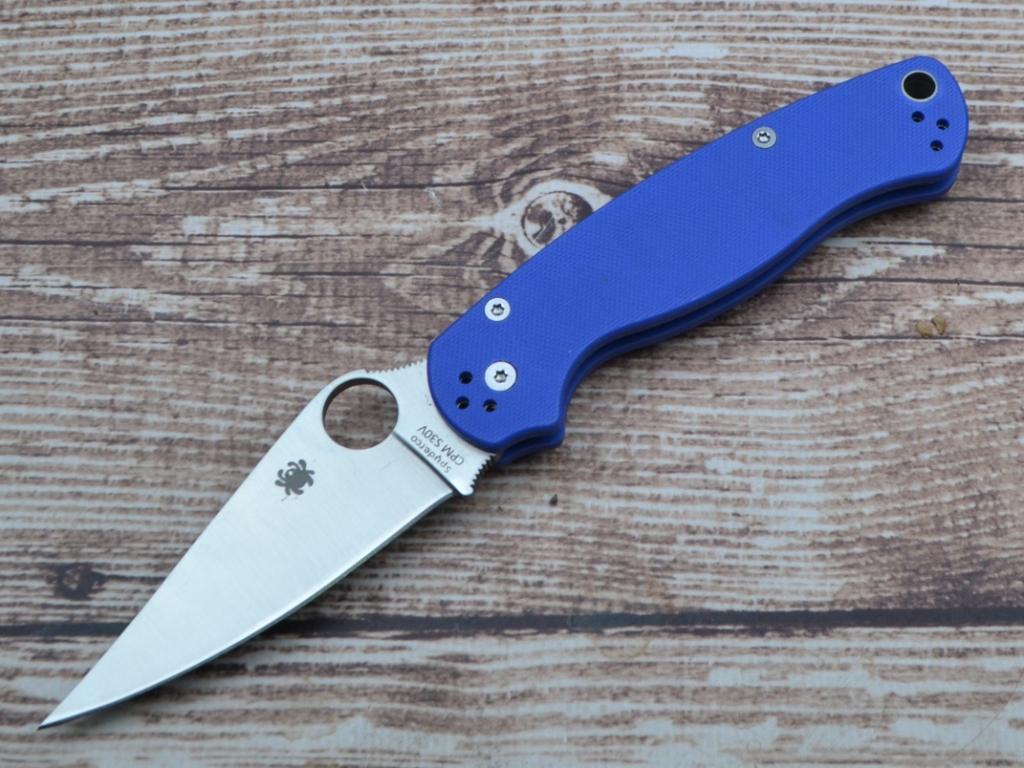 Ніж Spyderco Para-Military Indigo china, фото 1