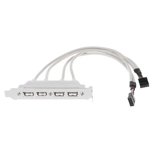 Планка розширення контролер USB 2.0, 4 порти, на задню панель ПК