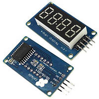 4-разрядный 7-сегментный индикатор под часы на драйвере TM1637 Arduino