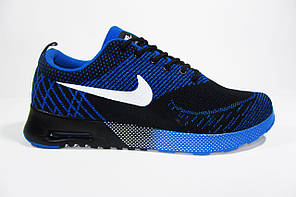 Чоловічі кросівки Nike Air Max Thea, текстиль, сині з чорним Р. 42