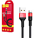 Кабель Data Cable Hoco X26 Xpress charged Micro, Чорно-червоний, фото 3
