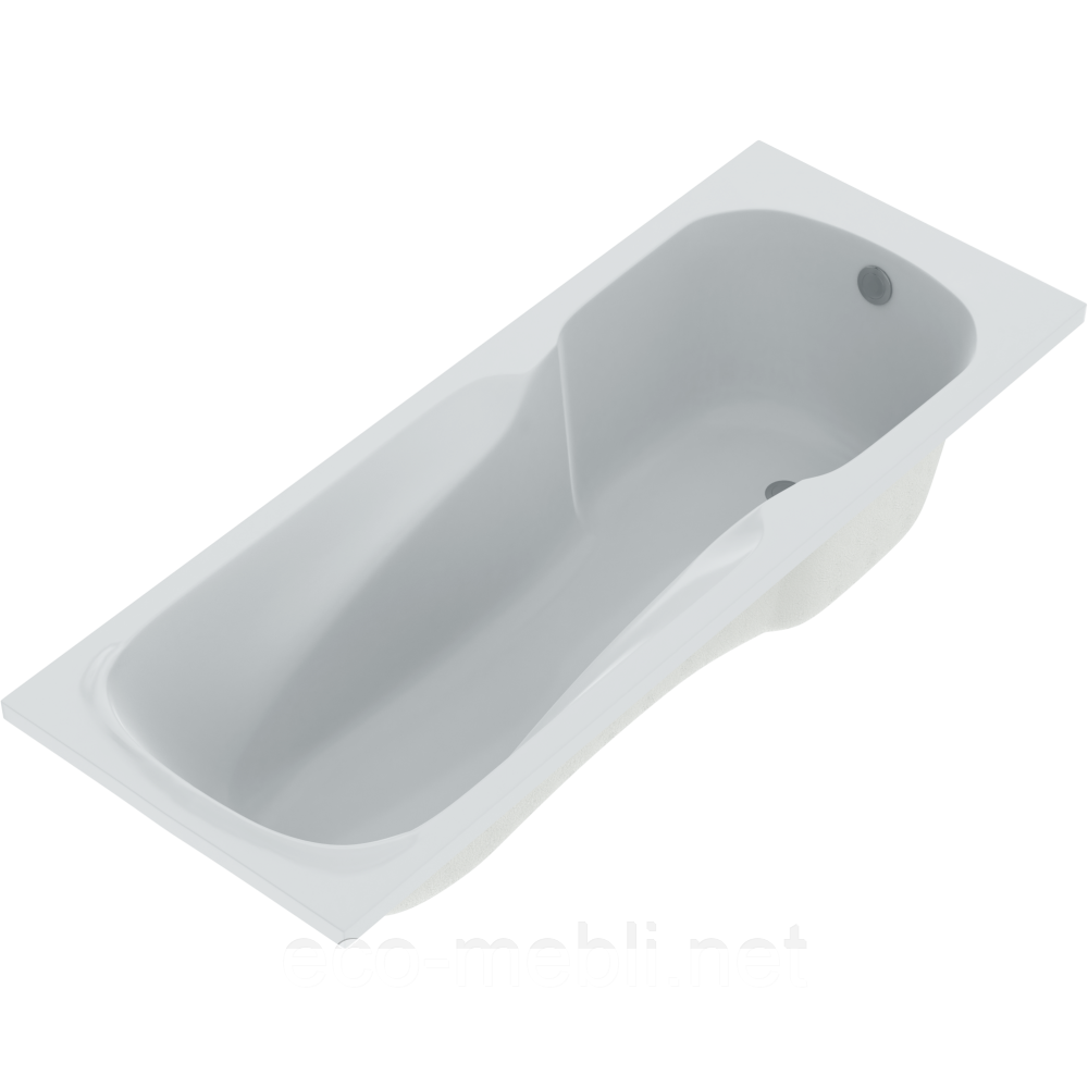 Прямокутна ванна з акрилу Corona 180x70x35 Swan