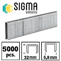 Скобы к степлеру Sigma 5,8х32 мм (5000 шт.) 2816321