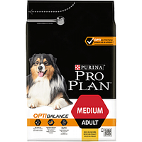 Сухий корм Purina Pro Plan Medium 3 кг для собак середніх порід з куркою