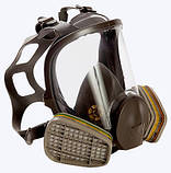 Повна Маска 3М Серії 6000 модель 6800, розмір M, фото 3