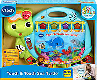 Дитяча книжка морська черепашка VTech Touch and Teach Sea Turtle, зелена