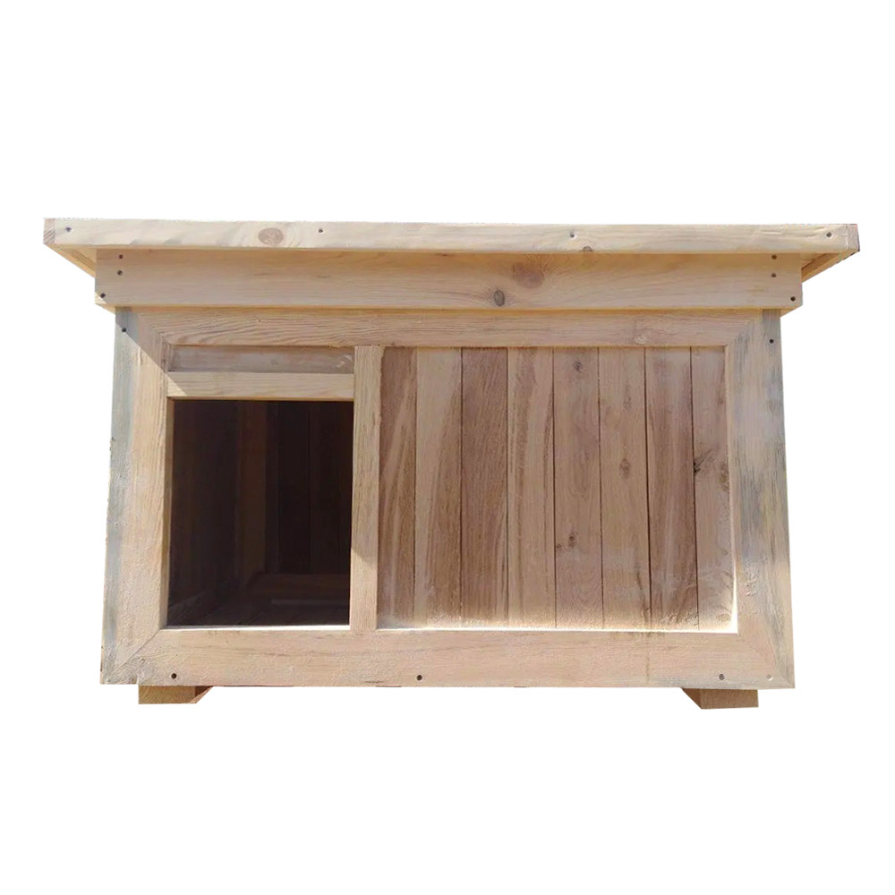Дерев'яна будка для собаки "Террі" із дуба (80*50*50 см)