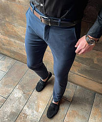 Чудові чоловічі штани – з модним картатим дизайном (Синій)
