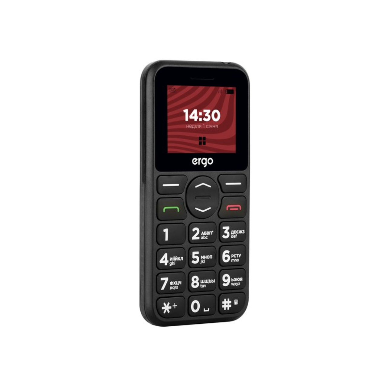 Мобільний телефон Ergo R181 Dual Sim Black