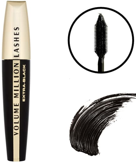 L'Oreal  Volume Million Lashes Extra-Black Туш для вій 10.7ml Чорна (ОРИГІНАЛ ОРИГІНАЛ ЄС, Італія)