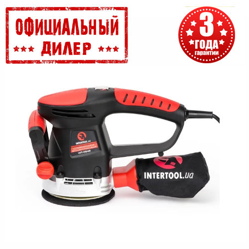 Шліфмашина ексцентрикова STORM INTERTOOL WT-0542 (480 Вт, 14000 об/хв, 125 мм) YLP