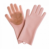 Силиконовые перчатки Xiaomi Jordan-Judy Silicone Gloves Pink