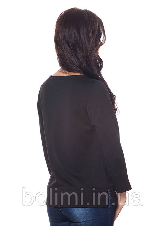 Безупречная черная женская кофта - фото 2 - id-p230094771