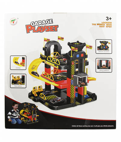 Игровой набор - паркинг P9188A-3 3 этажа, машинки 5 шт., фото 2
