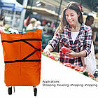 Сумка-візок із колесами Помаранчева Лучшая цена, фото 3