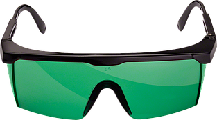 Очки з зеленими захисними для лазерного гравера, рівня