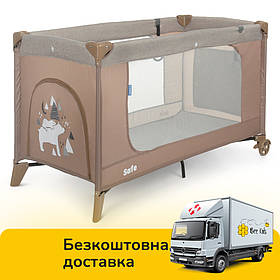 Дитячий ігровий манеж El Camino ME 1016 Sand Len