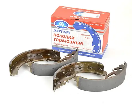 Колодка гальмівна задня ВАЗ 1117-19, 2170-72 (з ABS) (к-т 4 шт.) кор. уп., фото 1
