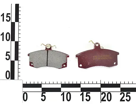 Колодка гальмівна передня ВАЗ 2110-15, 1117-19, 2170-72, 2190 (к-т 4 шт.) кор. уп., фото 3