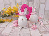 Статуетка із кераміки "Великодній кролик" h 16 см, фото 8