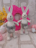 Статуетка із кераміки "Великодній кролик" h 17 см, фото 10