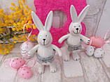 Статуетка із кераміки "Великодній кролик" h 17 см, фото 6