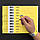 Паперові контрольні браслети на руку для контролю відвідувачів Tyvek ШТРИХ-КОД Жовтогарячий, фото 9