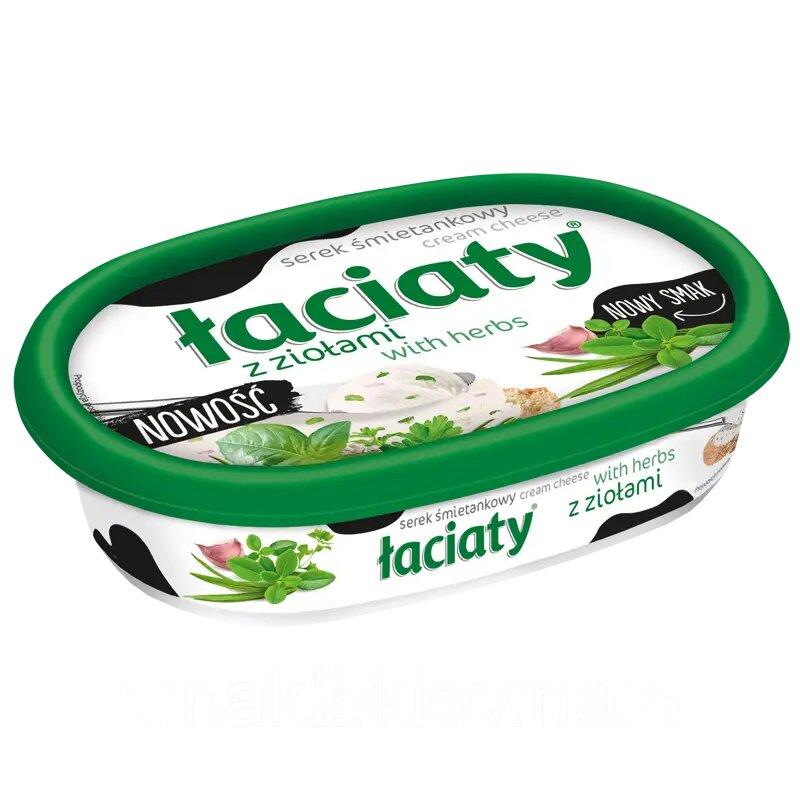 Сирна намазка Laciaty z ziołami із зеленню 135 г.