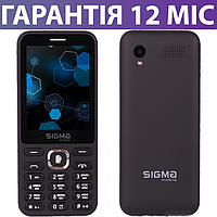 Мобільний телефон Sigma mobile X-style 31 Power чорний, кнопковий, з режимом "повербанк", сигма