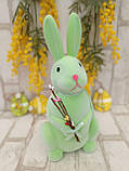 Великодній кролик для прикраси стола на свято h 30 см, фото 7
