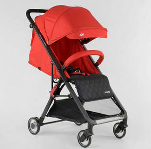 Прогулочная коляска JOY Kamelia с футкавер красный