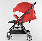 Прогулочная коляска JOY Kamelia с футкавер красный, фото 6