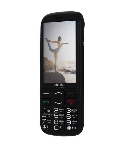 Мобильный телефон Sigma mobile Comfort 50 Optima черный, кнопочный, с ...