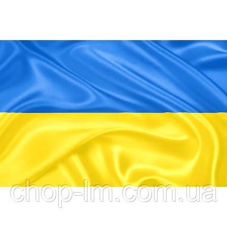 Прапор України атласний (розмір 90х140 см), фото 2