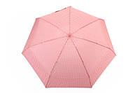 Зонт-Мини женский SUSINO механический в горошек розовый