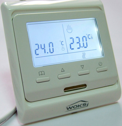 Терморегулятор для теплого пола программируемый Woks M 6.716 - фото 1 - id-p256570189