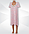 Нічна сорочка жіноча з кружевом 03264 Мікс котон, фото 4