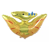 Фольгированный шарик КНР 31" (78х86 см) Динозавр птеродактиль