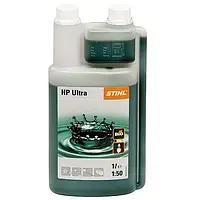 Масло Stihl HP Ultra 1 литр с дозатором для двухтактных двигателей (07813198061)