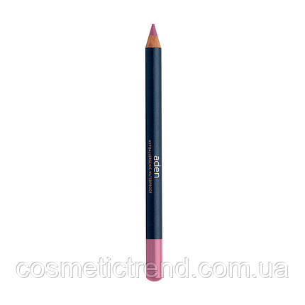 Олівець для губ водостійкий дерев'яний Lipliner Mellow N37 (рожевий) Aden Cosmetics, фото 1