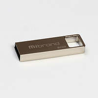 Флэш-накопитель Mibrand Shark, USB 2.0, 64GB, Metal Design, Blister