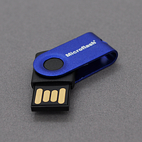 Флэш-накопитель Microflash MD205, USB 2.0, 64GB, Blue, BOX