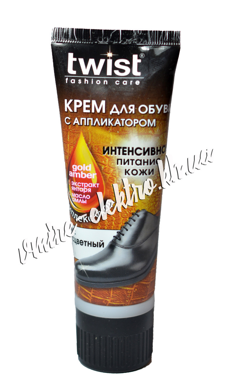 Крем для взуття безбарвний Twist 75 мл