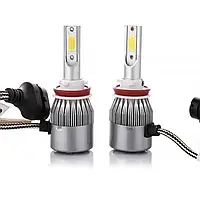 Комплект автомобильных LED ламп C6 H11 / Светодиодные лампы / Ближний, дальний свет
