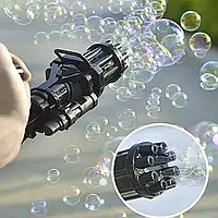 Игрушечный пулемет для создания мыльных пузырей Electric Bubble Gun 30 см
