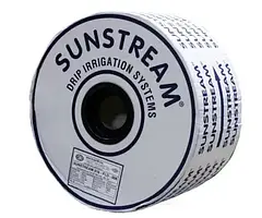 Стрічка для крапельного поливу SUNSTREAM эммитерная, 20 см між крапельницями. 8 mil. Бухта 500 метрів