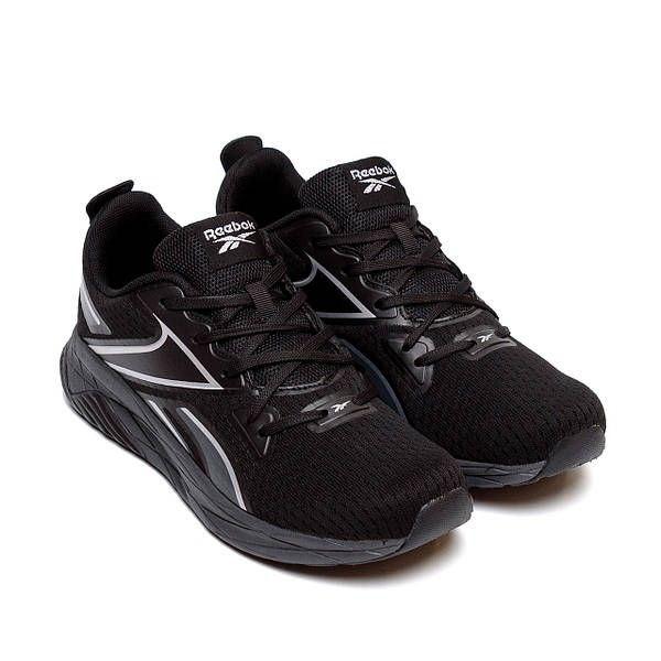 Чоловічі кросівки літні спортивні чорні Reebok Black, фото 1