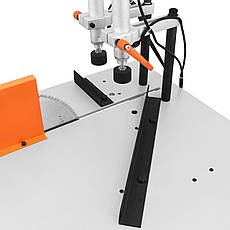 Торцювальний верстат для різання під кутом 90 і 45 градусів TM-HP45/90-355, відрізний верстат із пневмопритискачем, фото 4